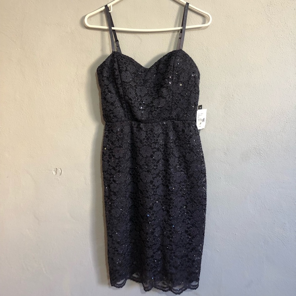 Navy Blue Dress As  U Wish Brand